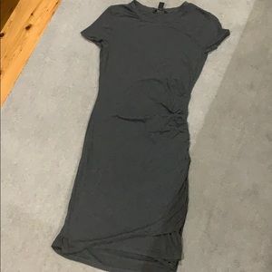 T-shirt dress. Fitted